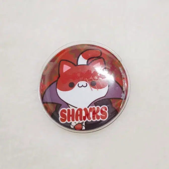 [BUNJANG] One Piece Shanks Nyan Can Badge / 원피스 샹크스 냥 캔뱃지