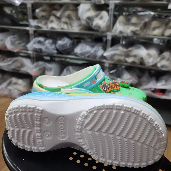 [BUNJANG] Crocs Animal Crossing Platform Clogs / [크록스] 동물의 숲 플랫폼 클로그 [220] [210101-90H]