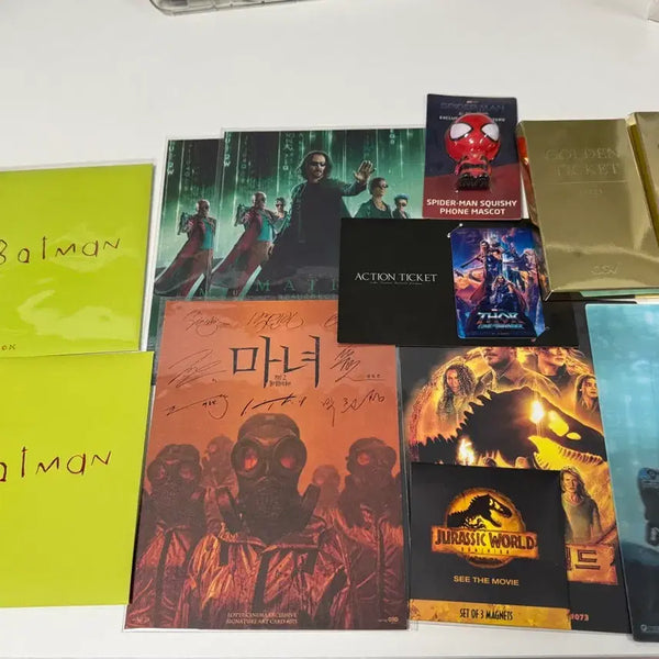 [BUNJANG] Various Movie Merchandise Bundle Set / cgv 롯데시네마 영화 굿즈세트 일괄(스파이더맨,더 배트맨, 매트릭스 등)