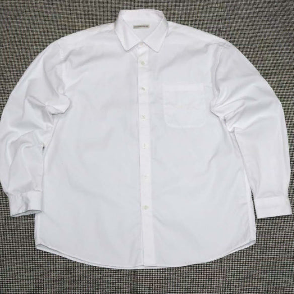 [BUNJANG] Diamond Layer White Shirt XL / 다이아몬드레이라 화이트 셔츠 110 XL
