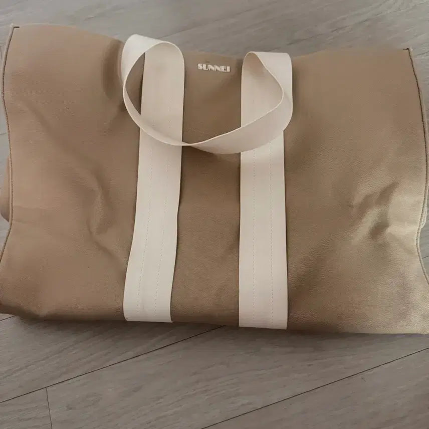 [BUNJANG] Suno Messenger Bag Beige / 써네이 메심저배딕