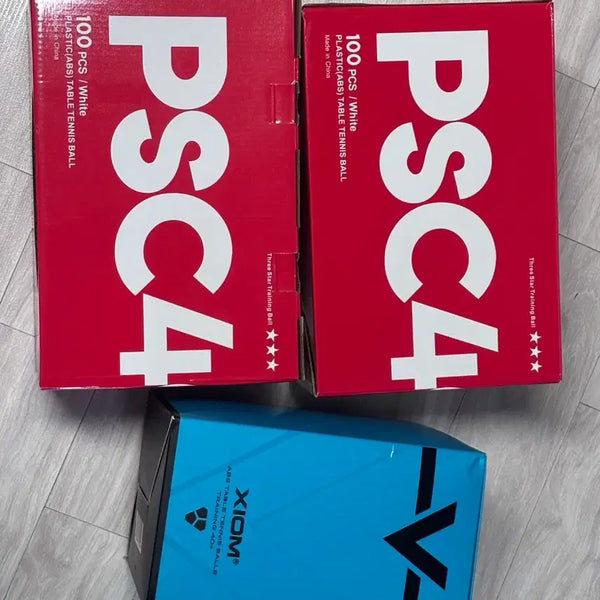 [BUNJANG] XIOM PSC4 Table Tennis Balls 300 Balls White / PSC4 탁구공 100구 화이트 / XIOM 탁구공