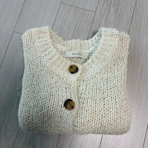 [BUNJANG] Hakish Rizzy Cardigan Butter / 하케쉬 Rizzy Cardigan_butter