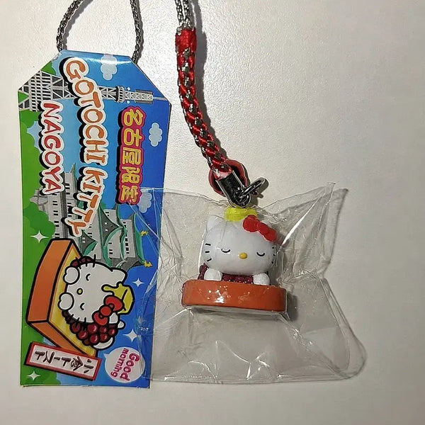 [BUNJANG] Vintage Hello Kitty Ang Butter Strap Charm / 고전 앙버터 키티스트랩