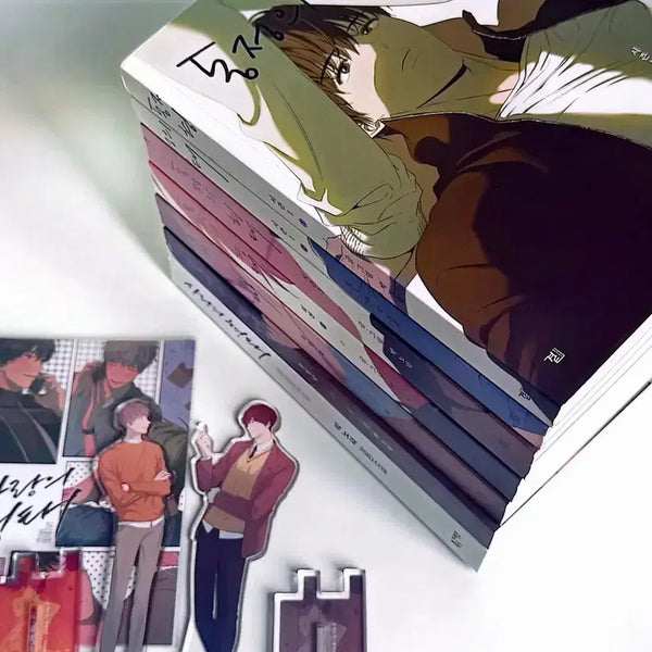 [BUNJANG] Doujinshi 'The Shape of Things to Come' & 'The Shape of Love' Complete Set with Acrylic Standees / 동정의 형태 동형 사랑의 형태 단행본 아크릴 스탠드 일괄 양도