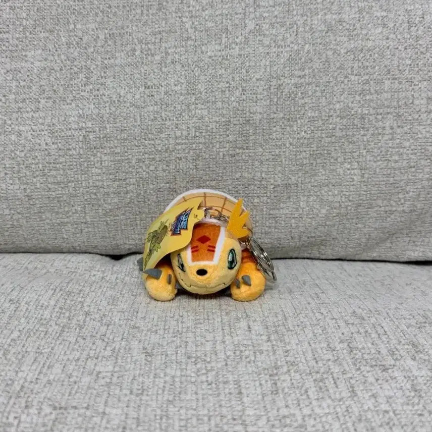 [BUNJANG] Authentic Digimon Adventure Armadramon 8cm Keyring Plush / 정품 디지몬 어드벤처 아르마몬 8cm 키링 인형