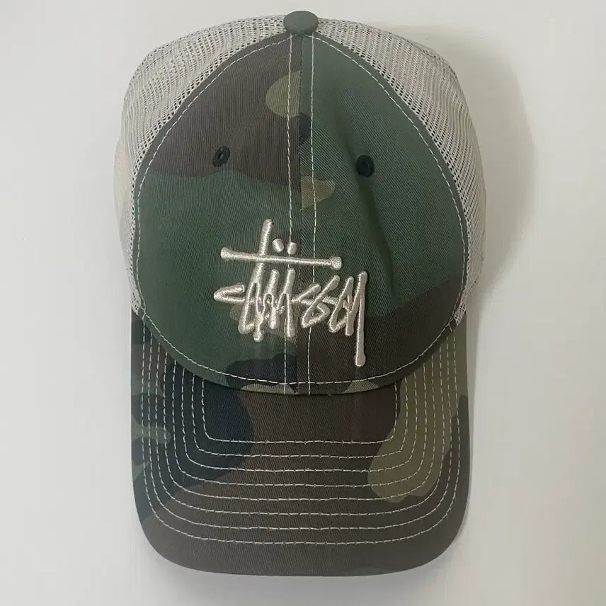 [BUNJANG] Stussy New Era Camo Trucker Hat / 스투시 뉴에라 카모 트러커 모자