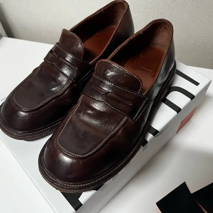 [BUNJANG] Kinch 500 Ovate Penny Loafers Brown Size 270 / (270) 킨치 500 ovate 브라운 페니로퍼