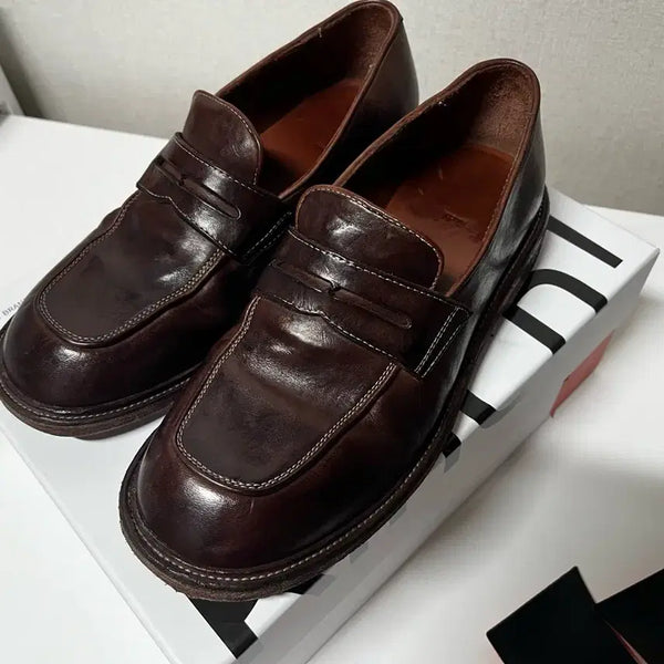 [BUNJANG] Kinch 500 Ovate Penny Loafers Brown Size 270 / (270) 킨치 500 ovate 브라운 페니로퍼