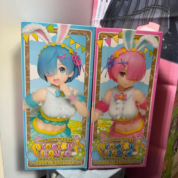 [BUNJANG] Taito Re:Zero Starting Life in Another World Easter Bunny Rem & Ram Figure Bundle (Sealed) / [미개봉] 리제로부터 시작하는 이세계생활 타이토 부활절 토끼 렘,람 피규어 일괄