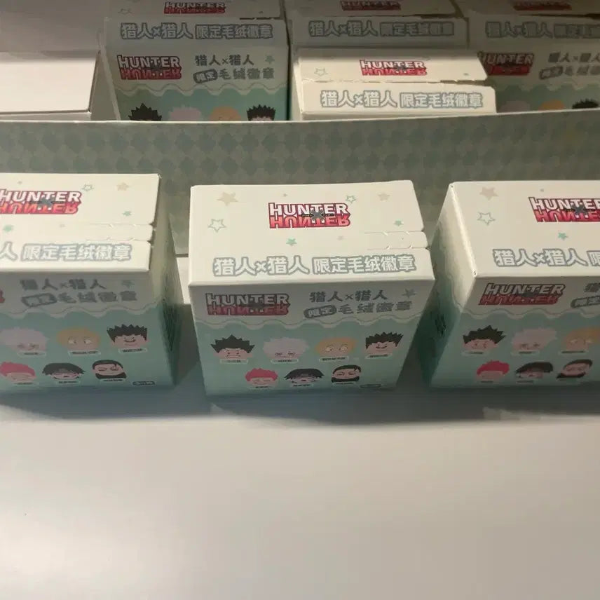 [BUNJANG] Hunter x Hunter Shanghai Pop-up Nui Badge Set - Hisoka, Illumi, Chrollo Bundle (Sealed) / 헌터헌터 상하이 이르미 히소카 클로로 팝업 누이 뱃지  일괄 미개봉