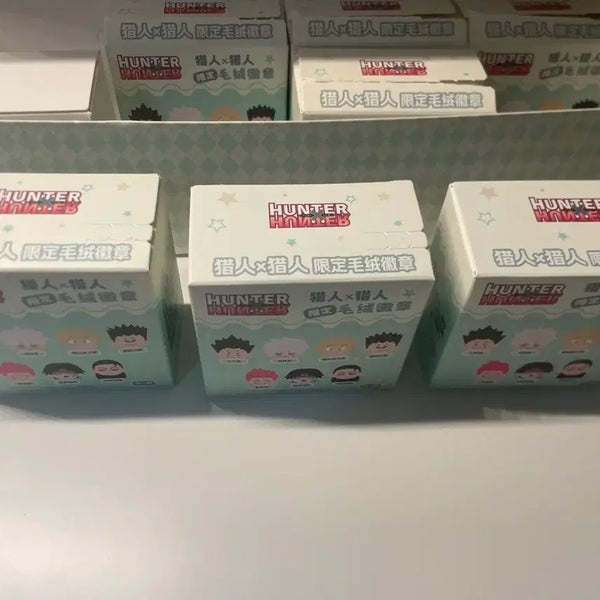 [BUNJANG] Hunter x Hunter Shanghai Pop-up Nui Badge Set - Hisoka, Illumi, Chrollo Bundle (Sealed) / 헌터헌터 상하이 이르미 히소카 클로로 팝업 누이 뱃지  일괄 미개봉