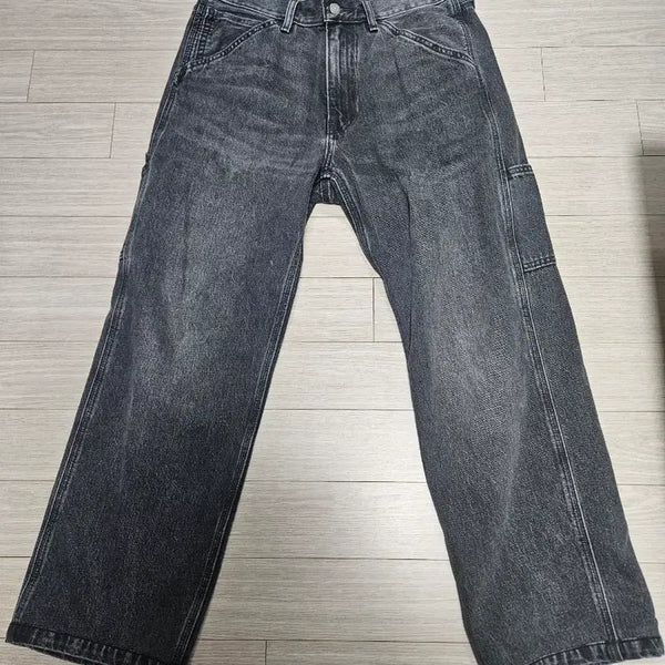 [BUNJANG] Levi's Fading Black Denim Pants / 리바이스 페이딩 블랙 데님팬츠