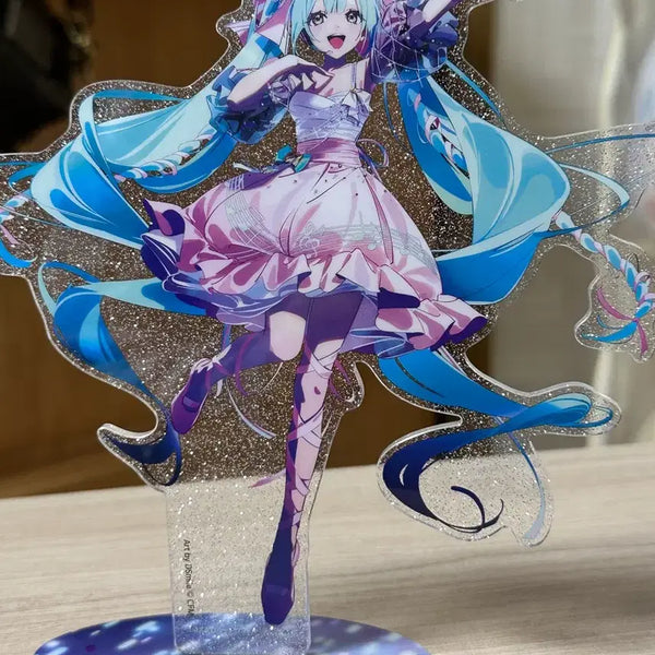 [BUNJANG] Hatsune Miku Appreciation Festival Glitter Acrylic Stand (Unsealed) / 미쿠 감사제 글리터 아크릴 스탠드 개봉