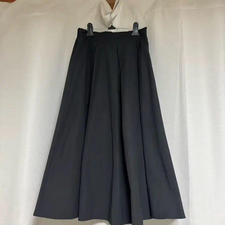[BUNJANG] Black Flare Long Skirt / 새상품) 블랙 플레어 스커트