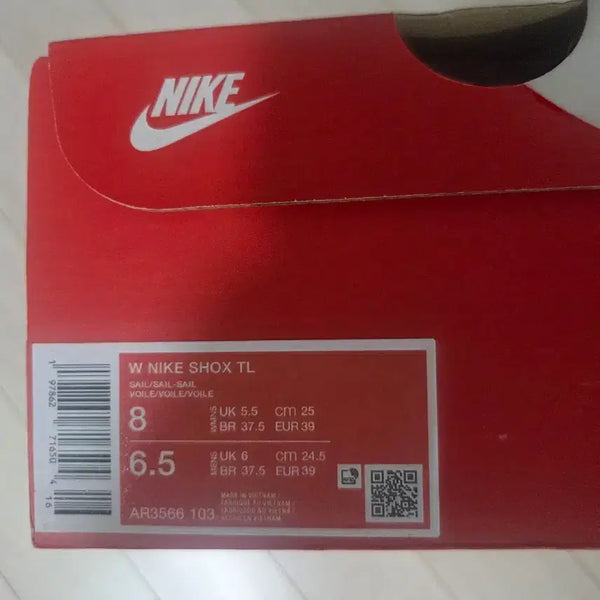 [BUNJANG] Nike Women's Shox TL Sneakers (250mm) / 나이키 우먼스 샥스 TL 운동화 250