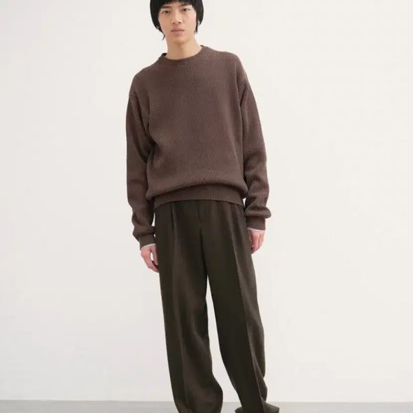 [BUNJANG] Auralee Baby Camel Flannel Slacks (Size 5) / (5)AURALEE BABY CAMEL FLANNEL SLACKS SLACKS 24AW