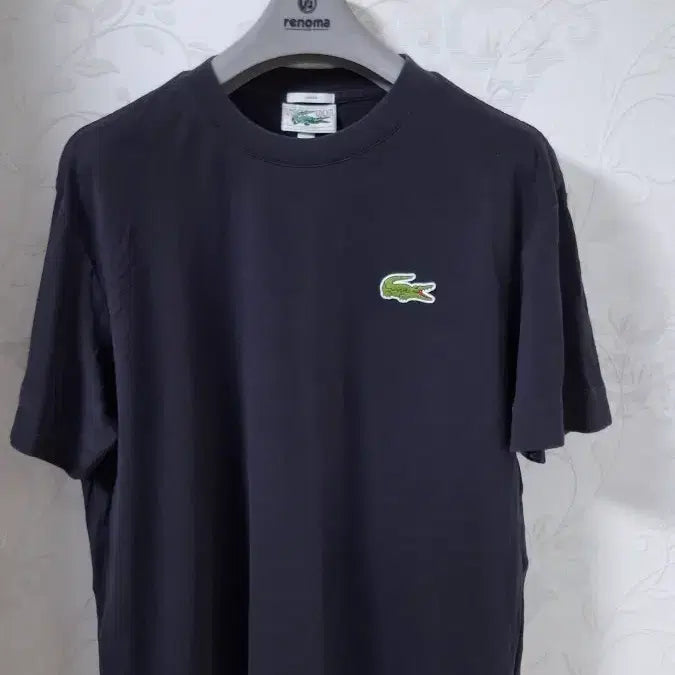 [BUNJANG] Lacoste Classique Big Logo T-Shirt / 라코스테 CLASSIQUE 빅로고 반팔티 105