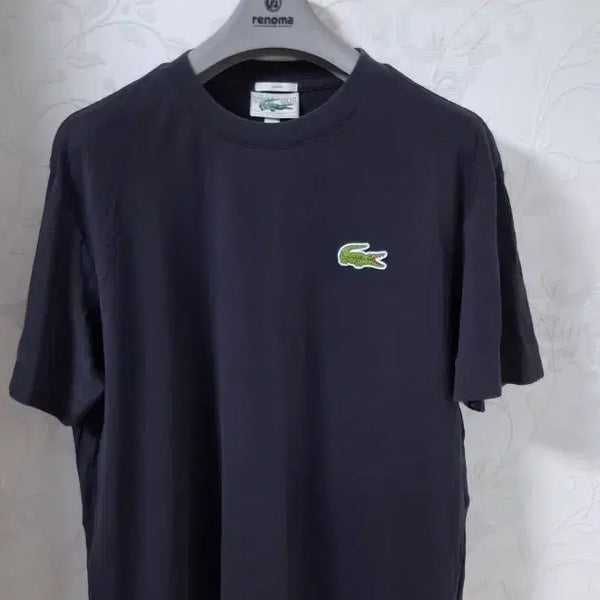 [BUNJANG] Lacoste Classique Big Logo T-Shirt / 라코스테 CLASSIQUE 빅로고 반팔티 105