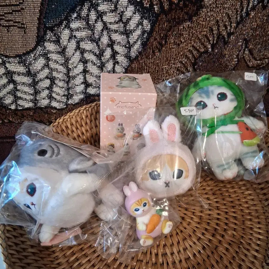 [BUNJANG] Mohusanndeu Mopsuendeu Cat Plush Bundle / 모후산드 모프샌드 고양이 인형 일괄