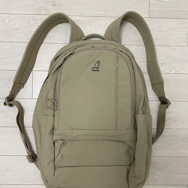 [BUNJANG] Kangol Beige Backpack / (새상품) 캉골 백팩 베이지