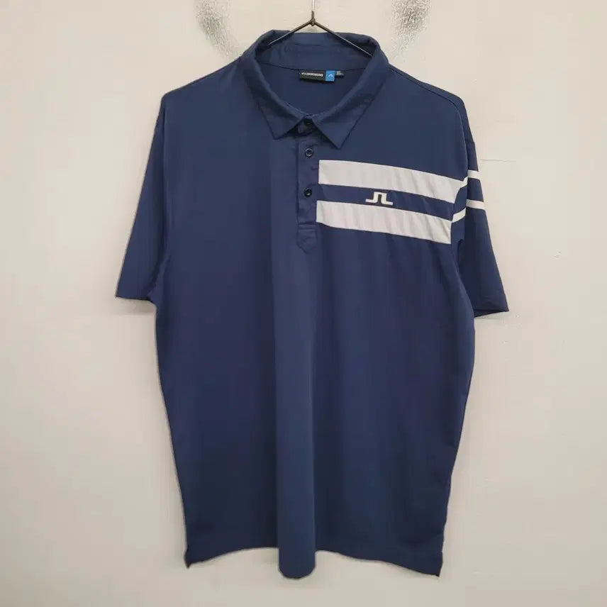 [BUNJANG] J. Lindeberg Functional Short Sleeve Polo T-Shirt / [100/L] 제이린드버그 골프 기능성 반팔 카라티