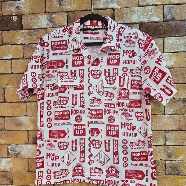 [BUNJANG] Radiall Hop Up Magazine Short Sleeve Shirt / RADIALL HOP UP Magazine 반팔 셔츠