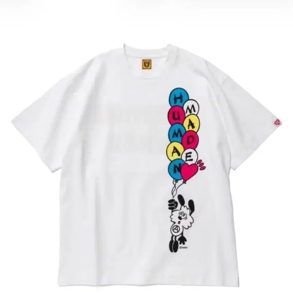[BUNJANG] Human Made x Verdy Big T-Shirt White / 휴먼 메이드 x 베르디 빅 티셔츠 화이트
