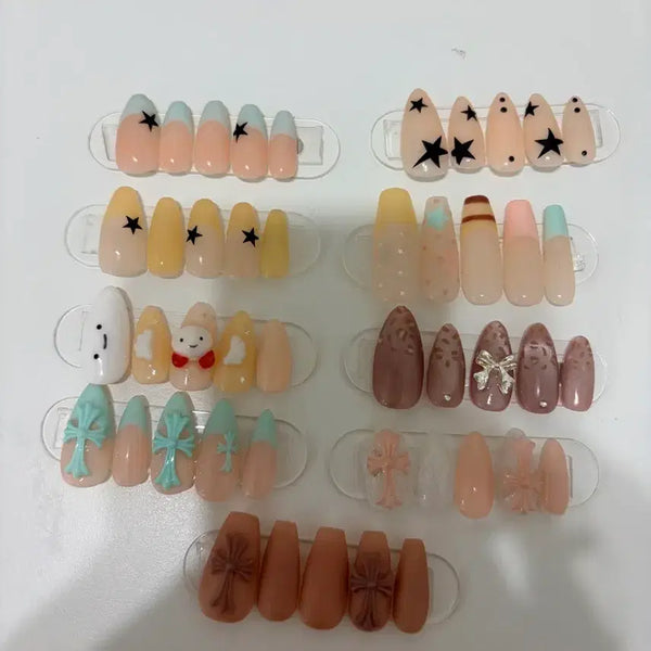 [BUNJANG] Handmade Nail Tips / 수제 네일팁!!!(화질 안 좋아보임 ㅜ)