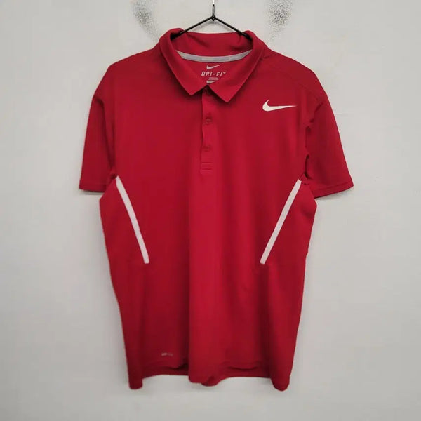 [BUNJANG] Nike Tennis Functional Short Sleeve Polo Shirt (L) / [100/L] 나이키 테니스 기능성 반팔 카라티