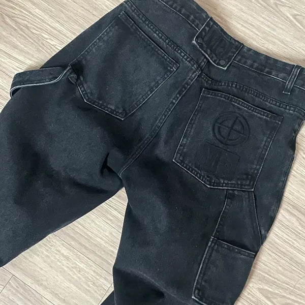 [BUNJANG] Plastic Product Painter Denim Pants Black Size S / Plastic Product 페인터 데님 팬츠 s