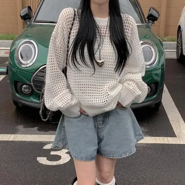 [BUNJANG] Wamer Loose Fit Knit / 워머 루즈핏니트