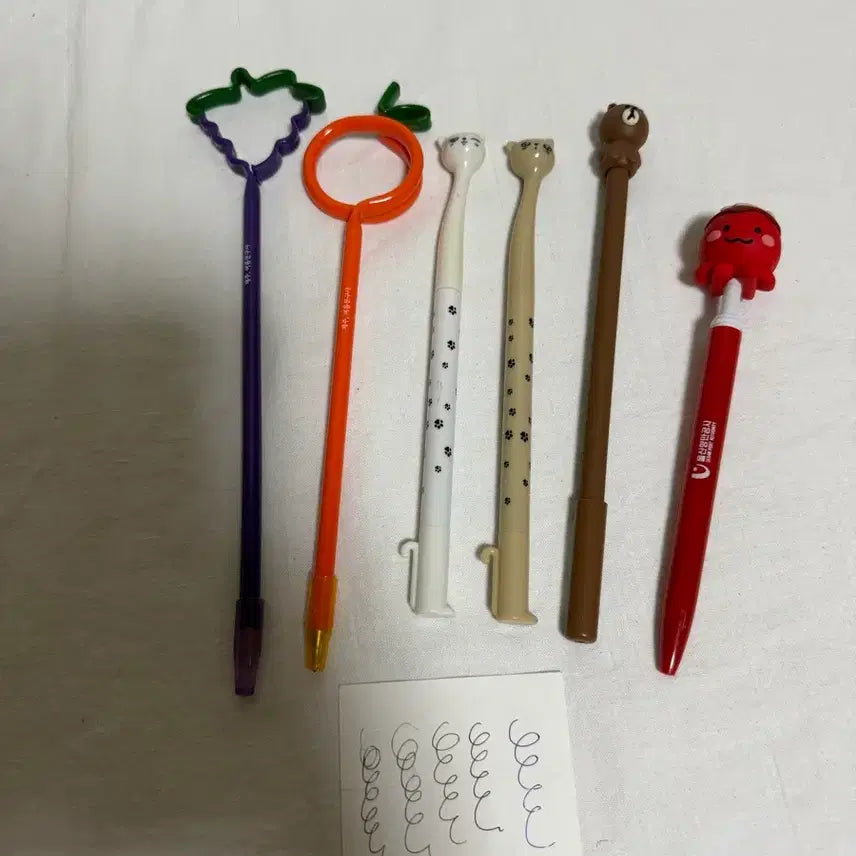 [BUNJANG] 5-Color Ballpoint Pen Set / 볼펜5종세트 일괄