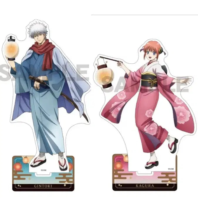 [BUNJANG] Gintama Yoshikara Burning Arc Gintoki Kagura Acrylic Stand / 은혼 요시와라 대염상 신극장판 긴토키 카구라 아크릴스탠드