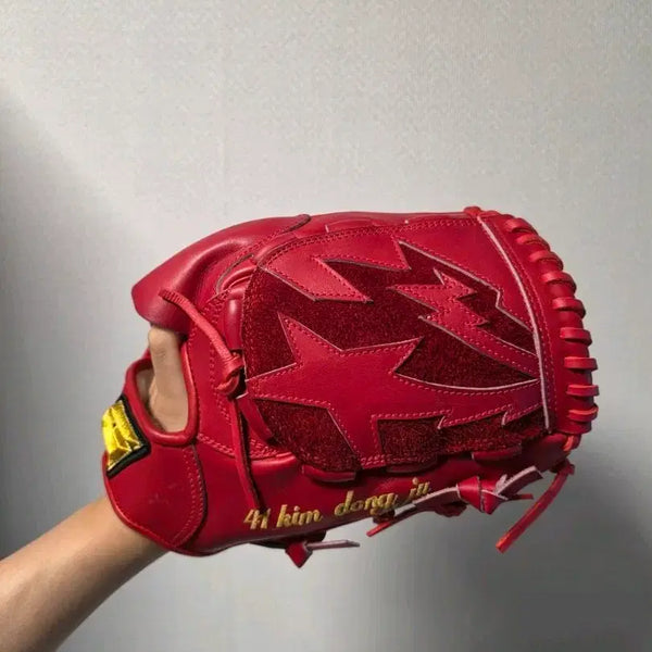 [BUNJANG] ProPro Master Grade Pitcher Baseball Glove - Gold Kim Dong-ju Player Issued / 골드 김동주 선수 지급용 포프로 마스터등급 투수 야구 글러브