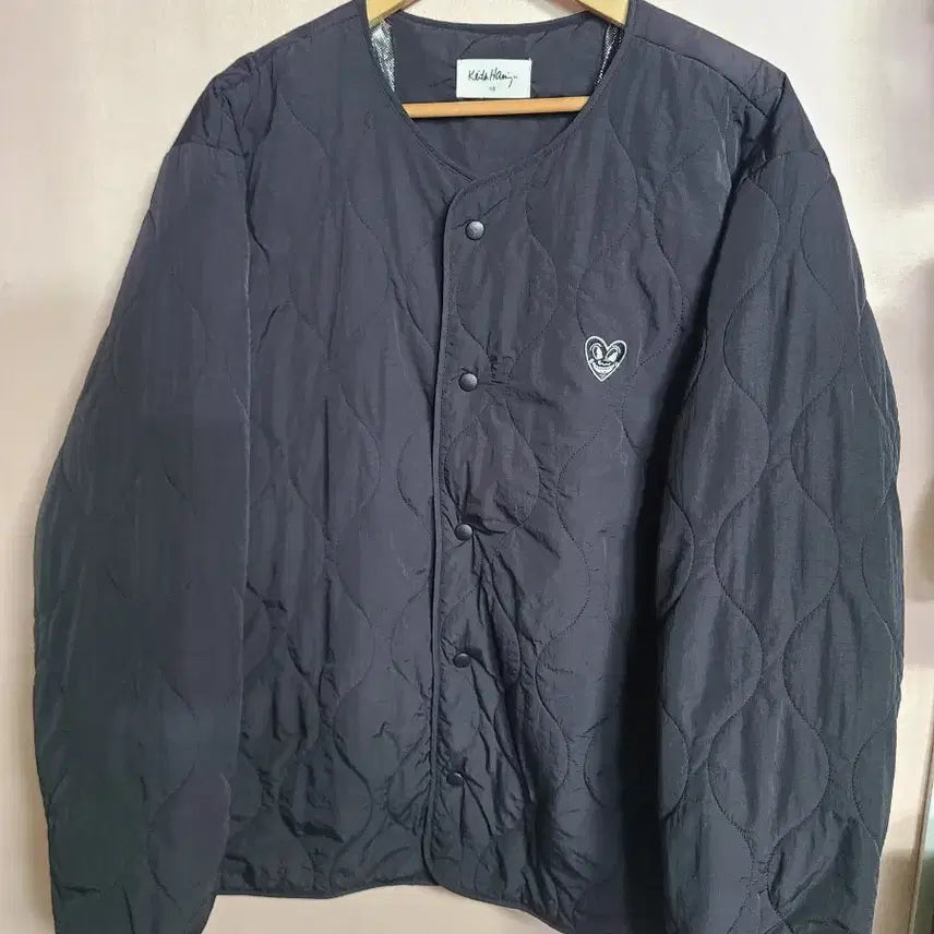 [BUNJANG] Keith Haring Quilted Puffer Jacket XXL / 키스해링 깔깔이 패딩 110XXL