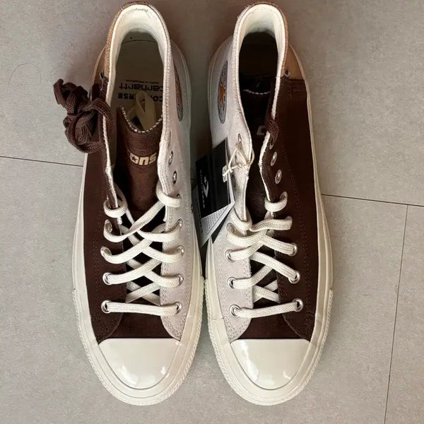 [BUNJANG] Converse x Carhartt WIP Chuck Taylor All Star Pro Hi "Starfish / Tofu / Dark Earth" Sneakers (Size 290mm) / 컨버스 x 칼하트 WIP 척테일러 올스타 하이 290