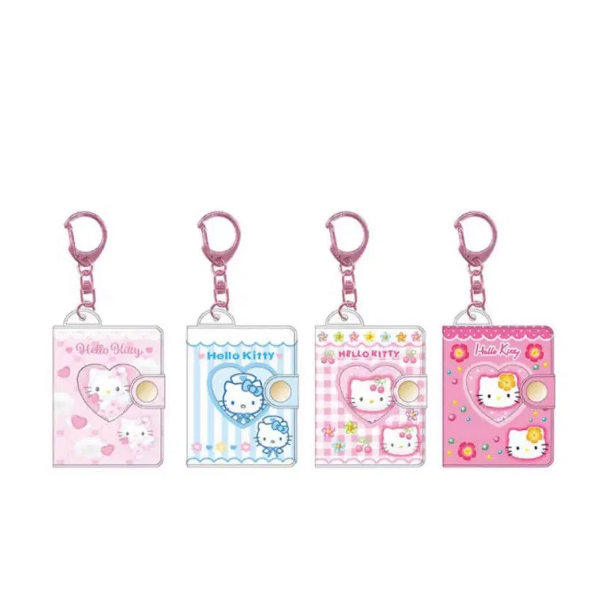 [BUNJANG] Sanrio Hello Kitty 90s Series Vol. 2 Mini Photo Album Keyring Holder (Set of 4) / (일본정품)산리오 헬로키티 90s 시리즈 2탄 미니 포토앨범 키링 키홀더 4종
