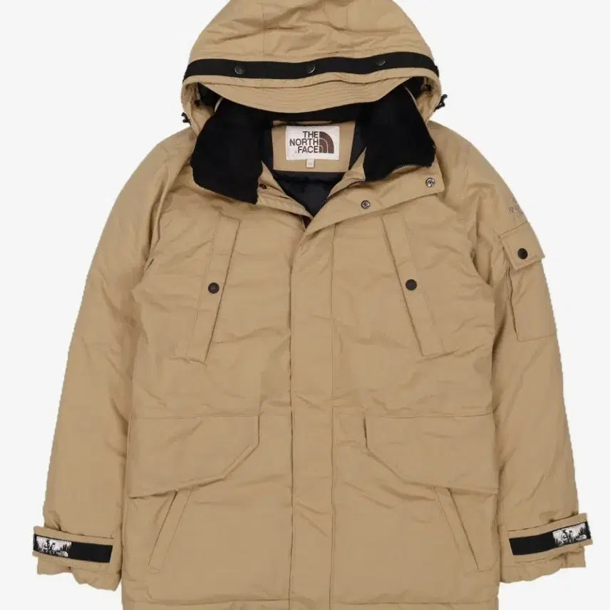 [BUNJANG] The North Face White Label Padded Down Jacket Beige Size 100 (L) / 노스페이스 화이트라벨 패딩 베이지 팝니다.