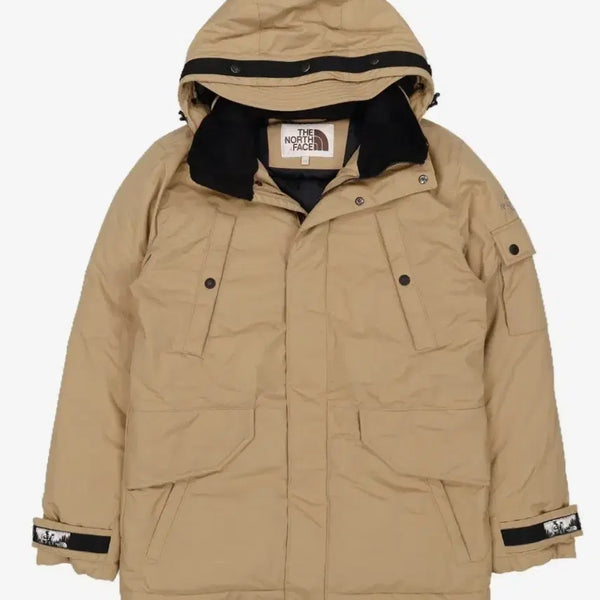 [BUNJANG] The North Face White Label Padded Down Jacket Beige Size 100 (L) / 노스페이스 화이트라벨 패딩 베이지 팝니다.