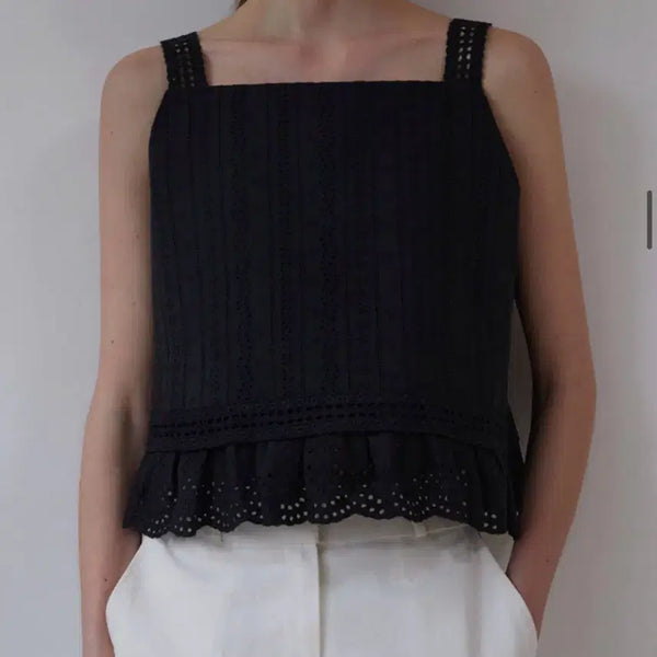 [BUNJANG] Anniz Kate Sleeveless Blouse / 앤니즈 케이트 슬리브리스 블라우스