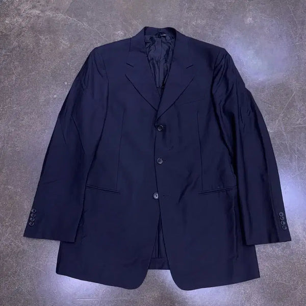 [BUNJANG] Botticelli Classic Single 3-Button Blazer Jacket (Wool-Rayon Blend) / 보티첼리 클래식 울 레이온 블렌디드 싱글 3버튼 블레이저 자켓 97