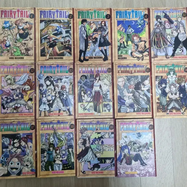 [BUNJANG] Fairy Tail Manga Volumes 1-4, 31-40 Bundle Set / 페어리테일 만화책 단행본 일괄로 판매합니다.