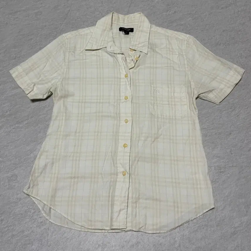 [BUNJANG] Burberry Vintage Short Sleeve Shirt / 버버리 빈티지 반팔 셔츠