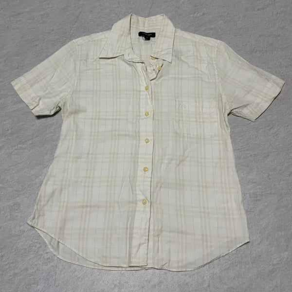 [BUNJANG] Burberry Vintage Short Sleeve Shirt / 버버리 빈티지 반팔 셔츠