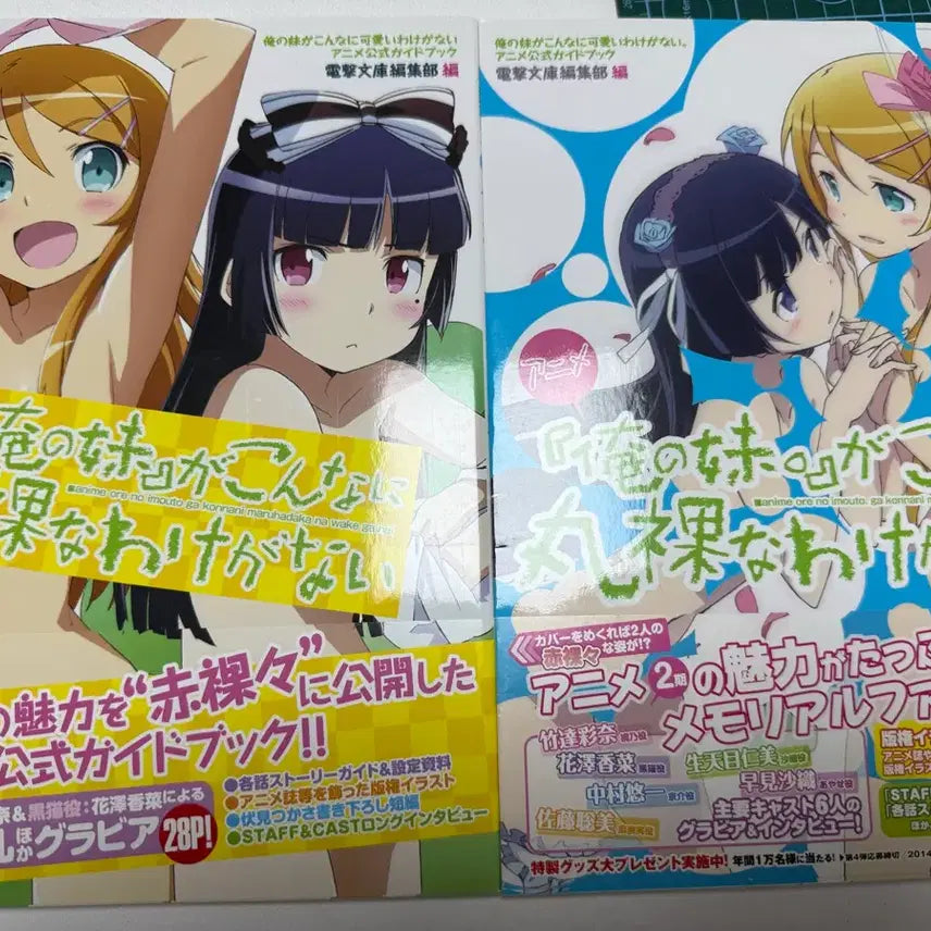 [BUNJANG] Oreimo Anime Guidebook Vol. 1-2 Set / (9월 2일까지 판매) 내여귀 애니 가이드북 1, 2