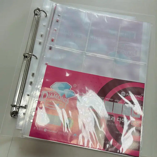 [BUNJANG] Fantano A4 3-Ring Binder with 9-Pocket Pages Bundle Set / 판타노 a4 3공 바인더 포카 파샤 속지 일괄 양도