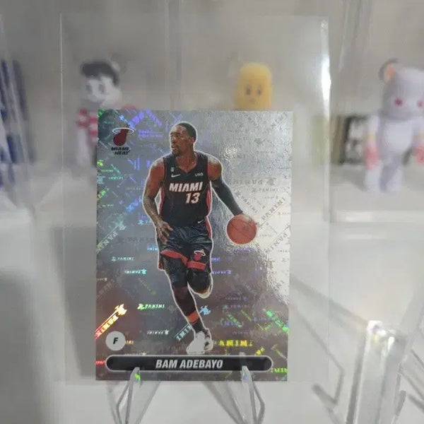 [BUNJANG] Bam Adebayo Miami Panini Sticker & Card Collection Holo Foil / 마이애미)밤 아데바요 panini sticker & card collection 홀로 포일