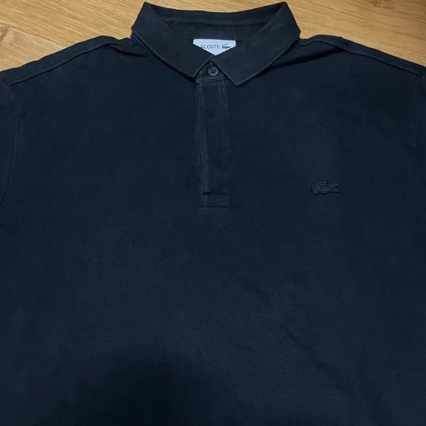 [BUNJANG] Lacoste Paris Polo Black 110 (Size 6) / 라코스테 파리폴로 카라티 블랙 110사이즈 (6사이즈)
