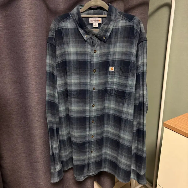 [BUNJANG] Carhartt Check Long Sleeve Shirt XL / 칼하트 체크 긴 팔 셔츠